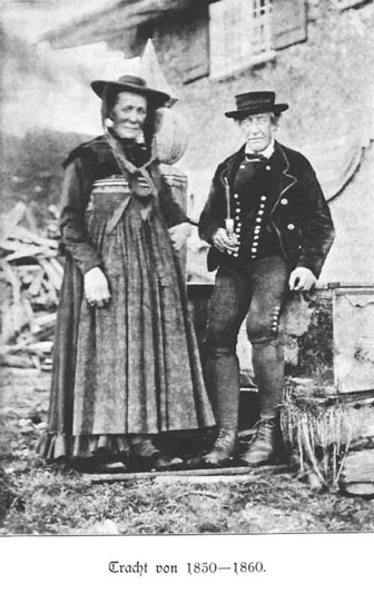 Walsertracht zwischen 1850 – 1860 © www.walser-alps.eu Walsertracht zwischen 1850 – 1860 © www.walser-alps.eu