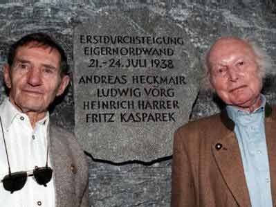 Anderl Heckmair und Heinrich Harrer