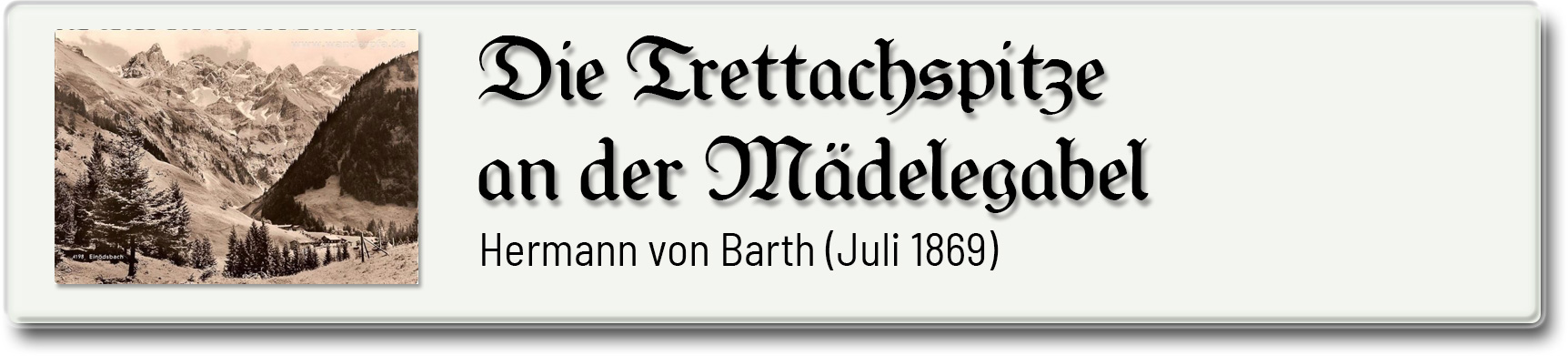 Die Trettachspitze an der Mädelegabel