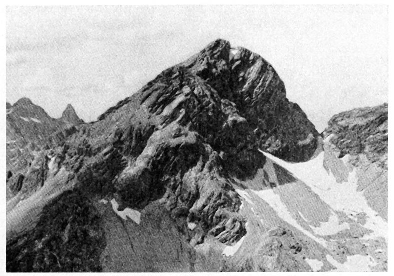 Der Große Krottenkopf mit Trettachspitze und Mädelegabel im Hintergrund (Lichtbild von Alfred Asal) Der Große Krottenkopf mit Trettachspitze und Mädelegabel im Hintergrund (Lichtbild von Alfred Asal)