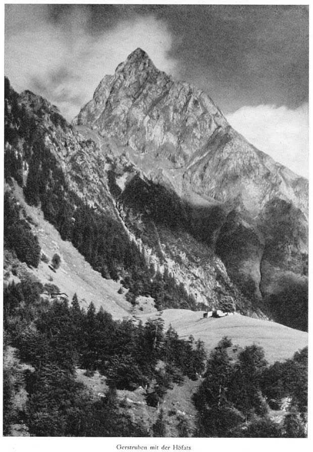 Lichtbild Gerstruben mit der Höfats o. A. Lichtbild Gerstruben mit der Höfats o. A.