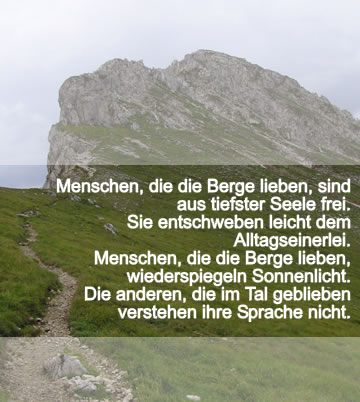 Berggedicht