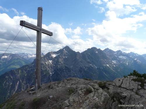 Am Gipfel der Grubachspitze (Lechtaler Alpen / Österreich)